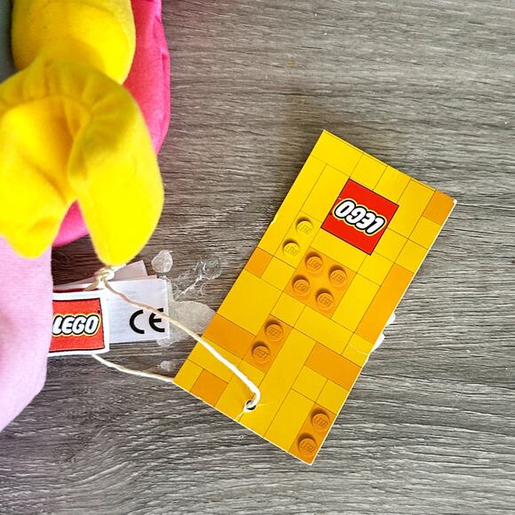 LEGO Iconic Butterfly Girl with Flowers RARE 12" Plush Figure Character NWT - Picture 6 of 6